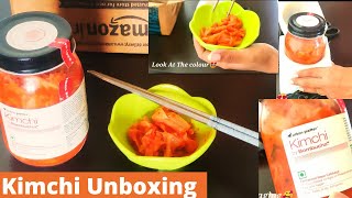 Kimchi Unboxing | South Korean Dish Kimchi | Kimchi Side Dish | Kimchi Tasting