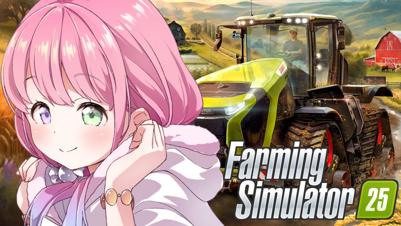 【 Farming Simulator 25 】狩りのあとには刈りをするのらね(・o・🍬)【姫森ルーナ/ホロライブ】
