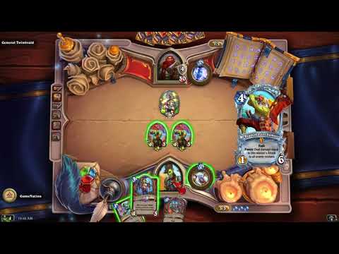 Hearthstone - Book of Mercenaries - Rokara vs General Twinbraid
