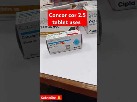Concor cor 2.5 mg tablets uses