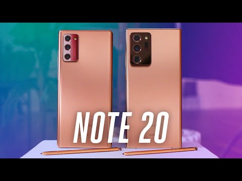 Galaxy Note 20和20 Ultra：兩款截然不同的手機 (Galaxy Note 20 and 20 Ultra: two very different phones)