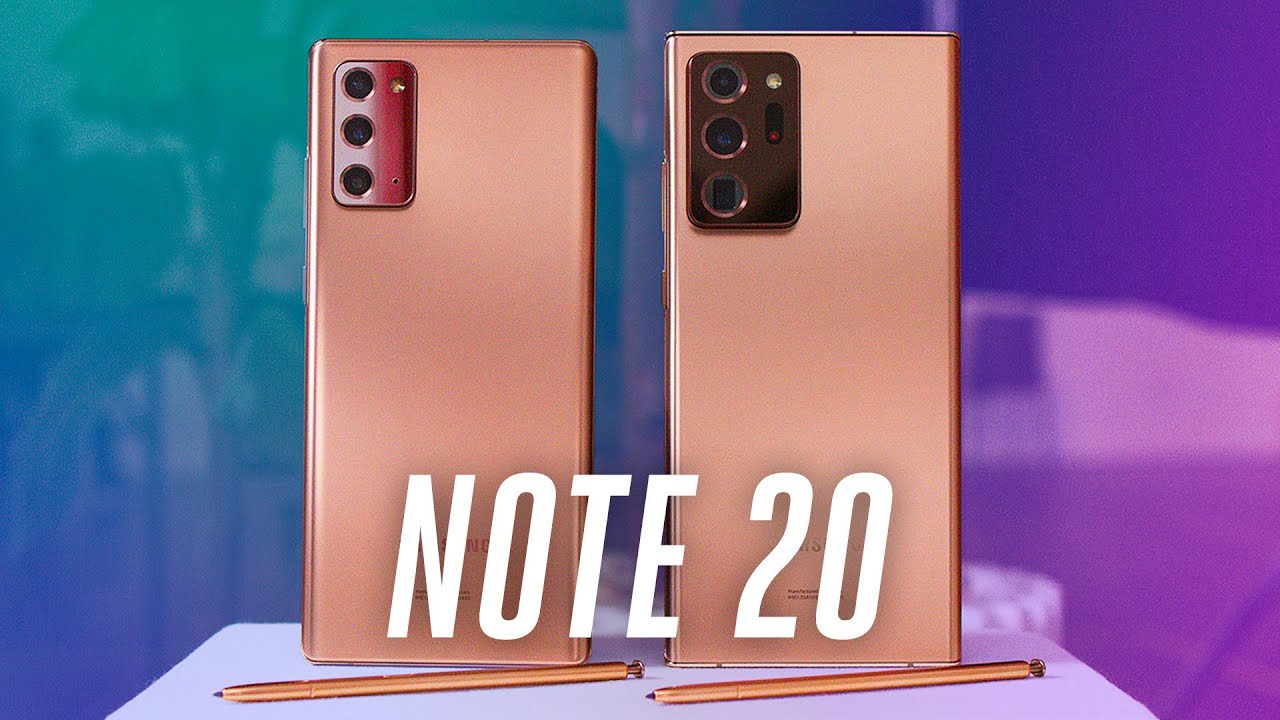 Galaxy Note 20 and 20 Ultra: two very different phones