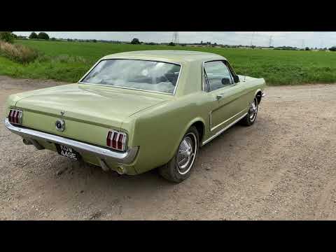 1966 Lime Gold Ford Mustang Coupe 3.3 Straight-six Auto (For Sale)