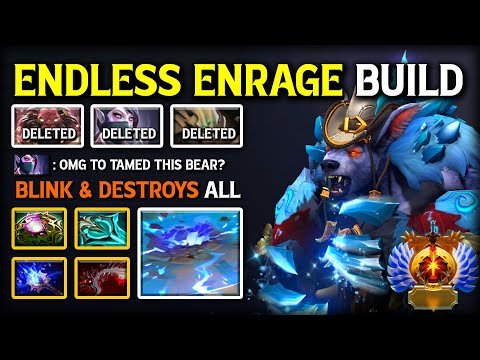 ENDLESS ENRAGE CARRY Ursa | Aghs Scepter + OC Build 100% Blink And Destroys All 7.39e Dota 2