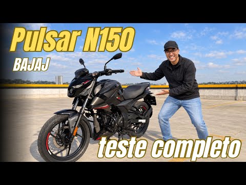 BAJAJ PULSAR N150: teste e consumo completo da MOTO MAIS BARATA que faz 42km/l