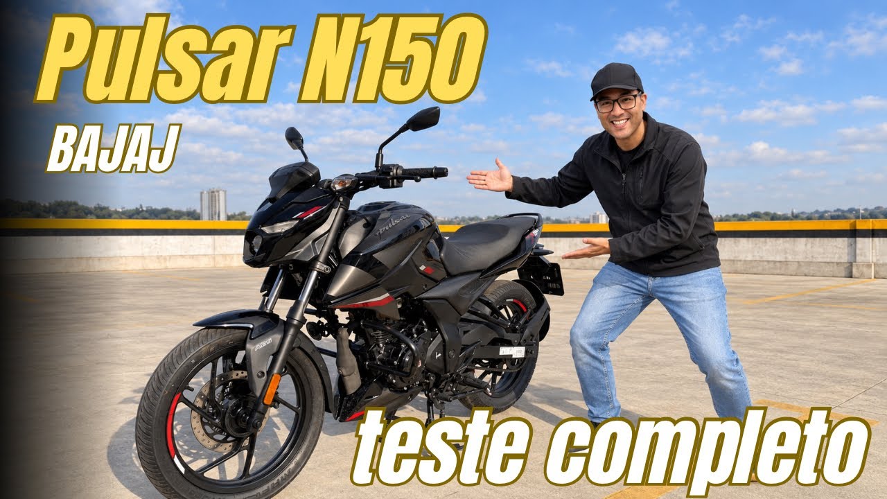 BAJAJ PULSAR N150: teste e consumo completo da MOTO MAIS BARATA que faz 42km/l