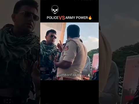 Police Vs Army Power🔥☠️Power of Indian Army🪖🗿#police #army #power #indianarmy #commando #viral #nsg