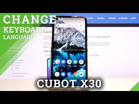 How to Change Keyboard Language on CUBOT X30 – Open Keyboard Settings