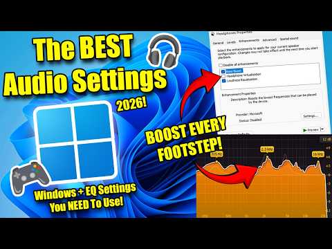 How To Hear EVERY Footstep! The BEST Windows Audio Settings for Gaming (Warzone, CS2, Apex, PUBG)