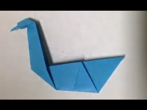 comment construire un cygne en papier