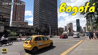 Walk Trip in Bogotá | Colombia [4K] 🚶📹🎨🚕❤️🌏 #walktripl29 #travel #colombiancity #walking #tour