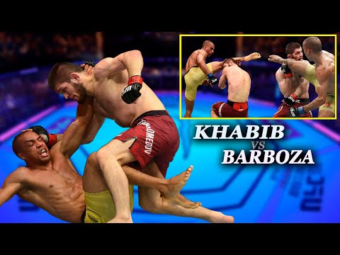 Khabib vs Edson Barboza - Highlights