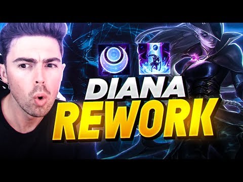 DIANA *NEW REWORK* BLOWS UP ENTIRE TEAMS!!! - Midbeast