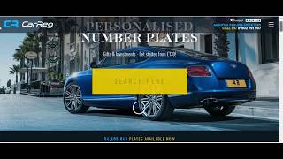 Find Private Number Plates And Investments - Walkthrough.
