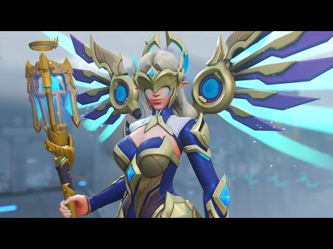 NEW Radiant Angel Mercy Skin Showcase | Overwatch 2