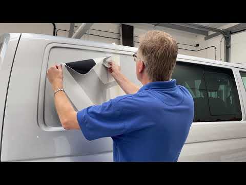 How to apply cool vinyl graphics to your VW camper van.