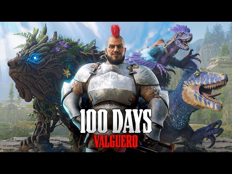 I Spent 100 Days in Ark Survival Ascended - Valguero