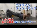 【1分で解る筋トレ解説】デクラインプッシュアップ【筋トレライブラリー】