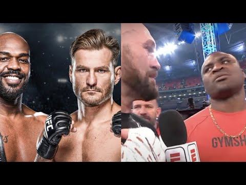 Tyson Fury vs Francis Ngannou OFFICIAL! Jon Jones vs Stipe Miocic