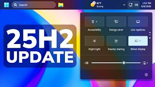 New Windows 11 25H2 September 2026 Update – New Taskbar, Start, Search