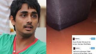 Actor Siddharth’s House Destroyed in Chennai Floods ???