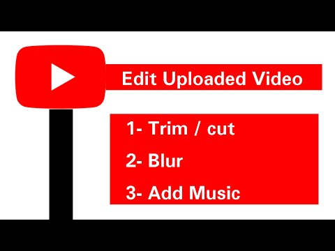 How to Edit Uploaded video thumbnail