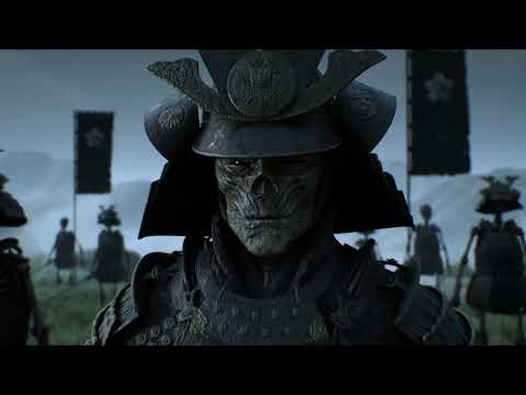 skeleton samurai vs giant knight battle raw edit by yari
