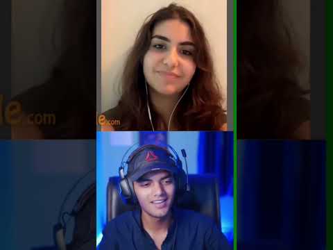 Cute Brazilian 🇧🇷  Girl found on omegle | Flirting On Omegle 😍 #shorts #omegle #flirting