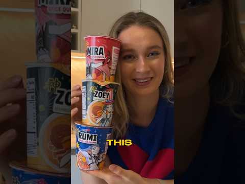 I Made Instant Ramen from KPOP Demon Hunters *3 flavors*