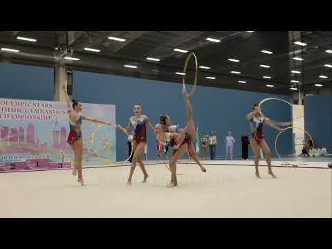 Russia senior group 5 hoops Olympic Stars 2024