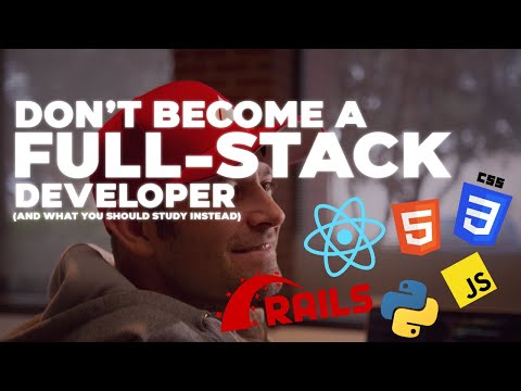 3 Reasons Why You SHOULDN’T Become a Full-Stack Developer (and what you should study instead)