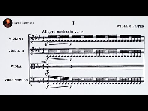 Willem Pijper - String Quartet No. 1 (1914)