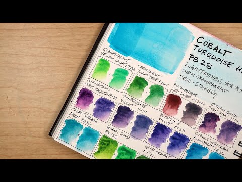 Mijello Journal: Mission Gold PB28, Cobalt Turquoise Hue