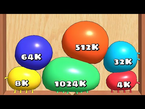 Blob Merge 3D - Level Up Satisfying ASMR Gameplay 3 | ( Cube Arena 2048 )