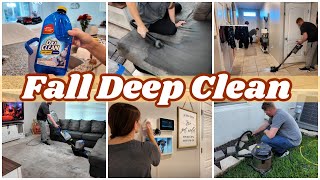 Whole House Fall Deep Clean With Me 🍂 | Clean & Reset for Fall