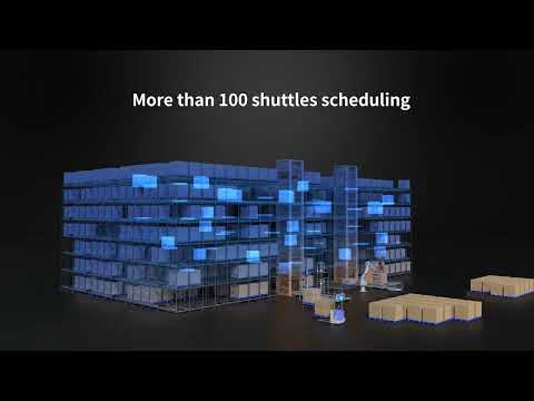 Zikoo 3D Pallet Shuttle ASRS System | 3D Animation | Explainer | ZIKOO Robotics