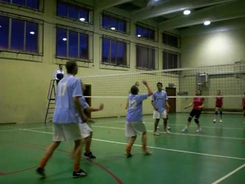 Oranje Wit A2 - Aurora volleybal 07-05-2010