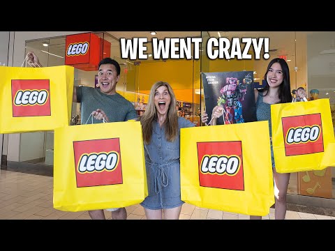HUGE LEGO HAUL!!! Buying Everything in the LEGO Store! One Piece, Transformers, Fortnite, and more!