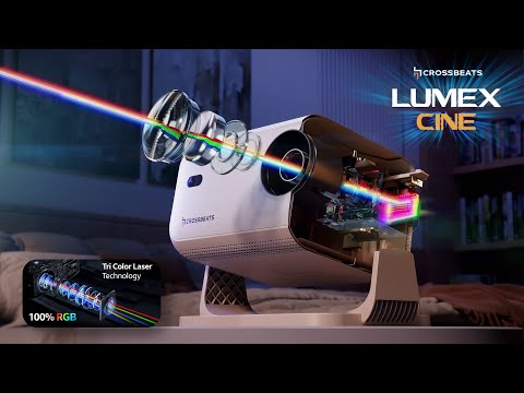 Crossbeats LumeX Cine: The Smartest 4K Supported Projector Under 13K #4kprojector #movienight