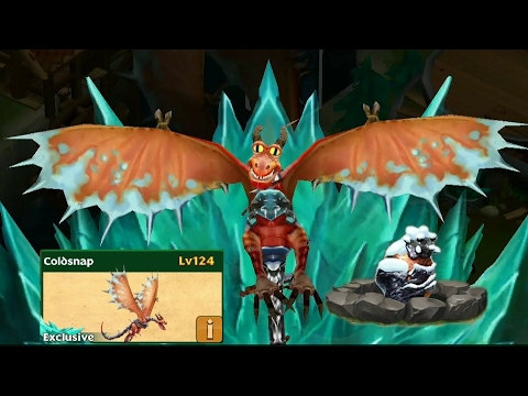 Coldsnap max level 124 titan mode-exclusive dragon||Dragons rise of Berk