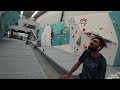 Pro Climber pretend to be a beginner at crowded gym in Sydney thumbnail 3