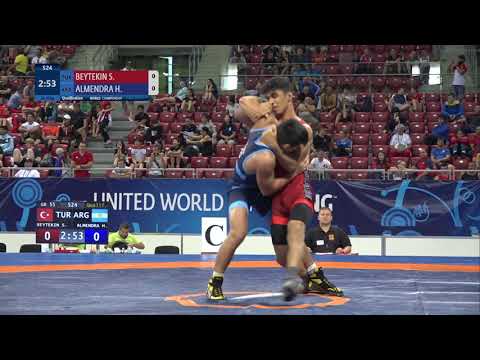 Qual. GR - 55 kg: S. BEYTEKIN (TUR) v. H. ALMENDRA (ARG)