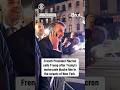France S President Calls Trump After Being Blocked Off NYC Street By His Motorcade Shorts