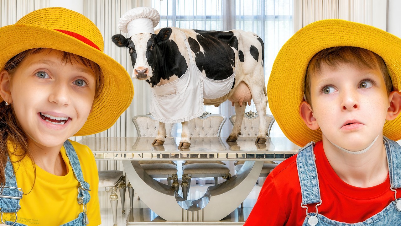 Farm Animals in Every Room: Kids Learn What They Eat