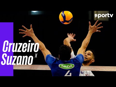 CRUZEIRO 3 X 2 SUZANO | MELHORES MOMENTOS | COPA DO BRASIL DE VÔLEI MASCULINA | sportv