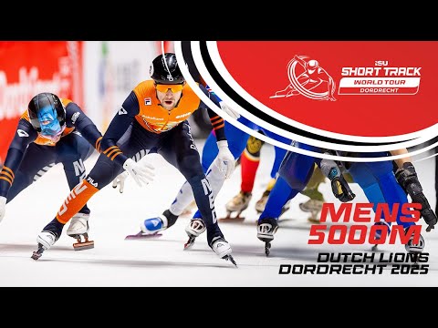 Dutch Lions  Win on Home Ice! | 5000m | Dordrecht 2025 | #shorttrackworldtour