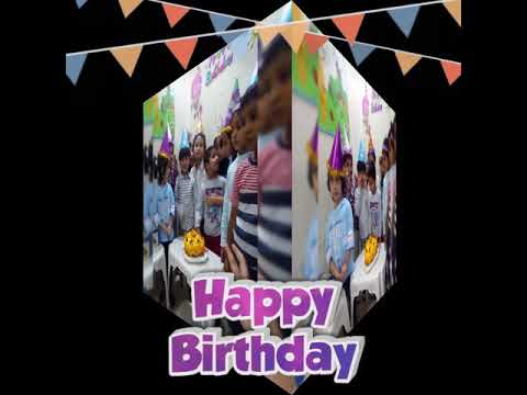 Naif celebrate his birthday in base kids academy kindergarten Jeddah