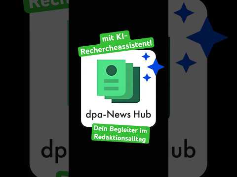 dpa-News Hub #nachrichten #journalismus #nachrichtenagentur #recherche #kuenstlicheintelligenz #dpa