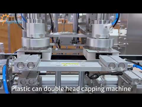 Plastic can lid problem Eliminator! This screw cap machine is excellent!