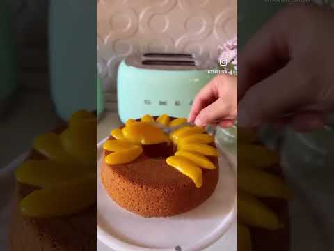 ایده ی تزیین با ترکیب شکلات سفید و خامه صبحانه و زعفران